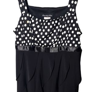 Black and white dress